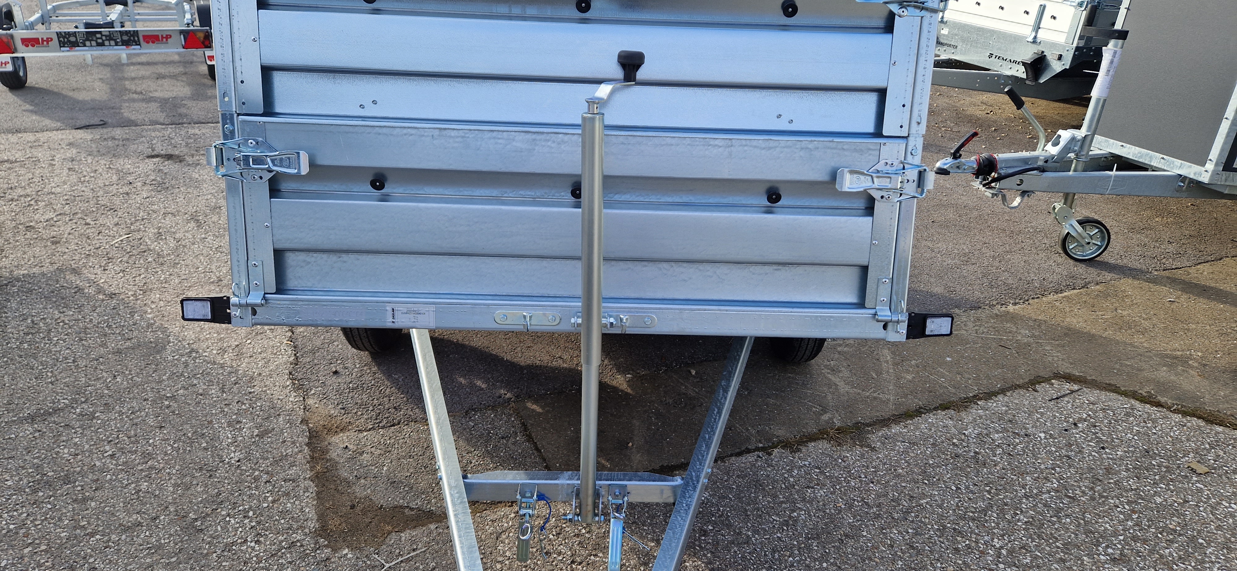 PKW-Anhänger, Autoanhänger HP 2713 UK, 2650 x 1330 x 350 mm, 750 kg ungebremst